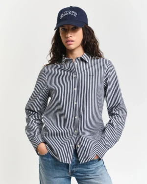 Chemise regular fit en popeline à rayures – Sport Gant