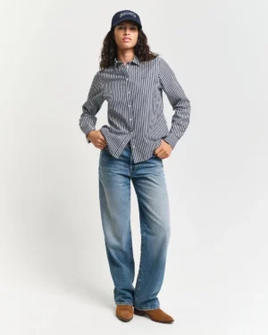Chemise regular fit en popeline à rayures – Sport Gant