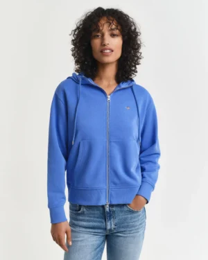 Sweat à capuche zippé Shield – Gant
