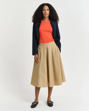TOP GANT SLIM DÉBARDEUR CÔTELÉ ORANGE ROUGE – Gant