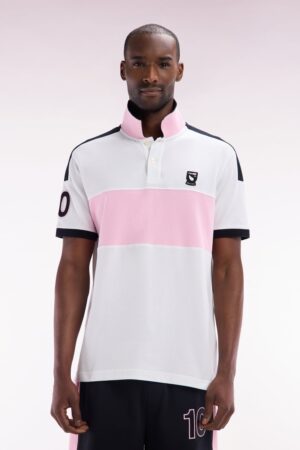 Polo à manches courtes New Zealand en coton blanc coupe décontractée – Eden Park