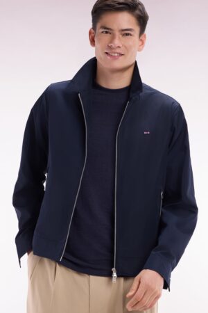 Blouson zippé bleu marine – Eden Park