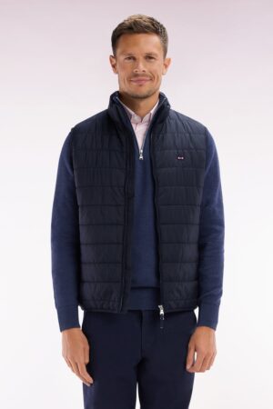 Doudoune sans manches marine – Eden Park
