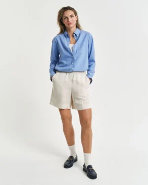 Short coupe décontractée à enfiler en lin mélangé – Gant