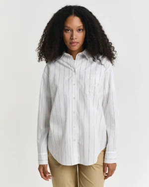Chemise relaxed fit à rayures contrastantes – Gant