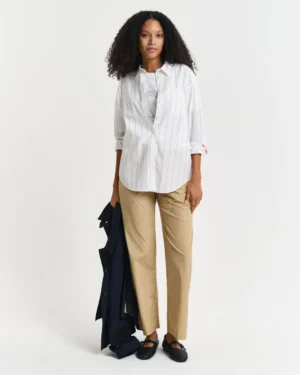 Chemise relaxed fit à rayures contrastantes – Gant