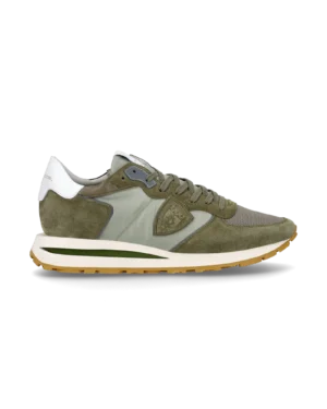 Baskets basses homme Tropez Haute Vert – Philippe Model