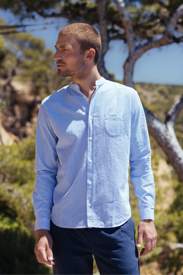 chemise-col-mao-seersucker-bleu