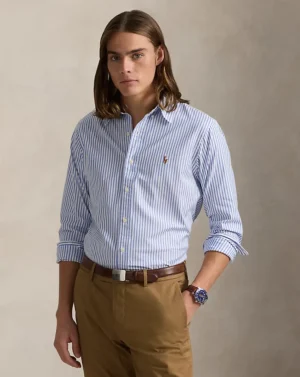 Chemise Oxford rayée stretch Custom Fit – Ralph Lauren