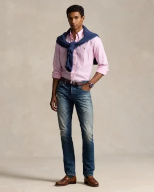 Chemise Oxford rayée stretch Custom Fit – Ralph Lauren