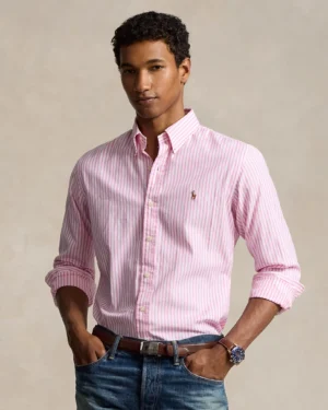 Chemise Oxford rayée stretch Custom Fit – Ralph Lauren