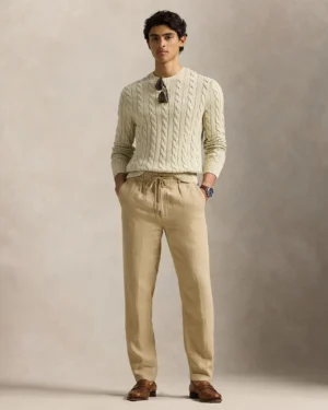 Pull en coton torsadé teint minéraux  Ralph Lauren