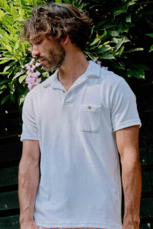 Terry Cloth polo White – Gili’s