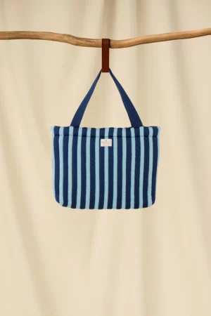 Moyen cabas rayé Gaby – Royal Mer