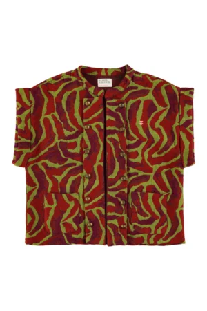 Gilet Motif multicolore (bordeaux) – Sisters Department