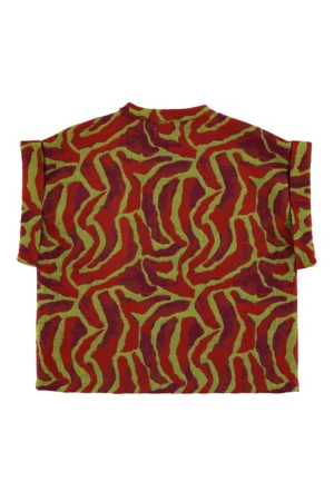 Gilet Motif multicolore (bordeaux) – Sisters Department