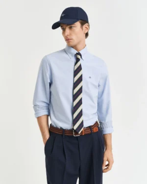 Chemise coupe slim en coton Oxford stretch – Gant