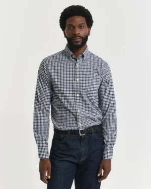 Chemise coupe regular en sergé vichy – Gant