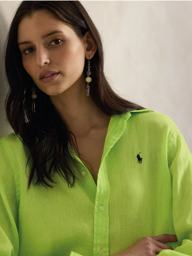 Chemise Femme Lin Ralph Lauren – Image 2