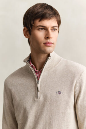 PULL DEMI ZIP COTON GANT