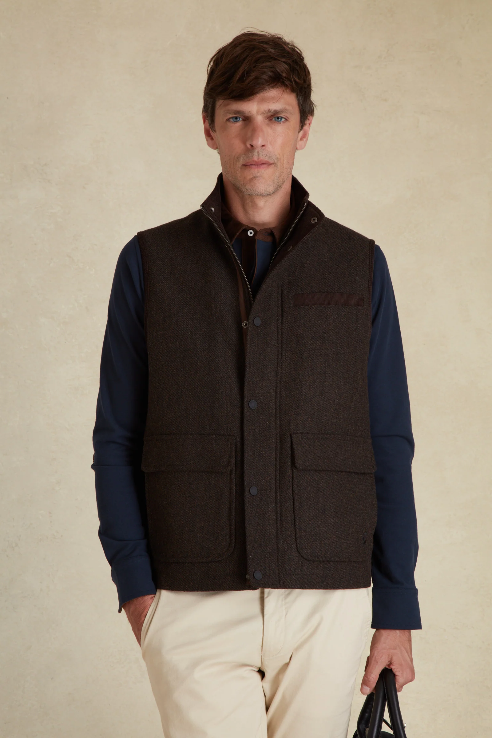 VESTE SANS MANCHE VICOMTE A
