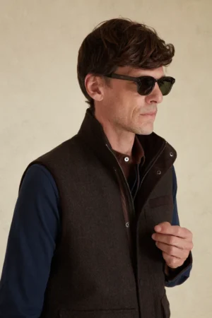 VESTE SANS MANCHE VICOMTE A